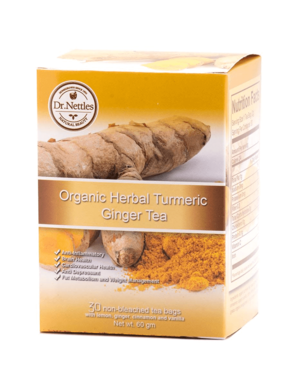 Organic Herbal Tumeric Ginger Tea